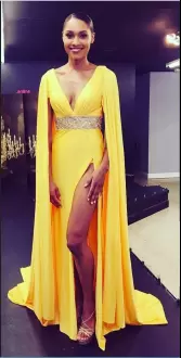 Yellow Backless Dress for Prom Beading and Belt Sleeveless Floor Length Watteau Train