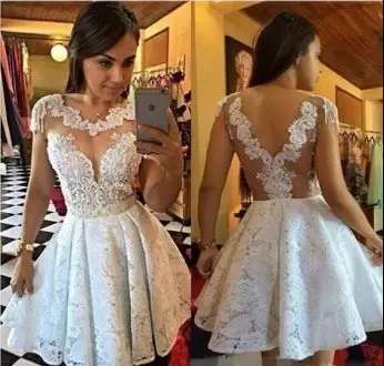 Perfect White Satin Lace Up Homecoming Dress Sleeveless Knee Length Beading and Lace