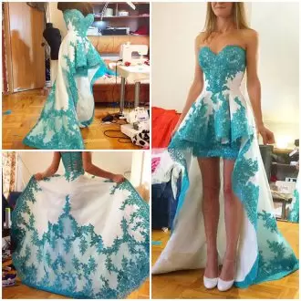 Juniors Prom Dress with Train