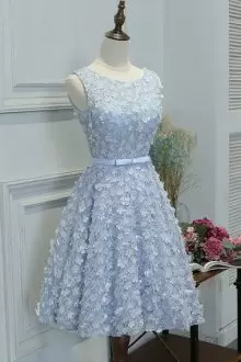 Sleeveless Scoop Ruching Zipper Prom Dresses Homecoming Dress