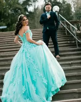 Custom Design Floor Length Green Homecoming Dress Satin and Tulle Sweep Train Sleeveless Beading and Lace