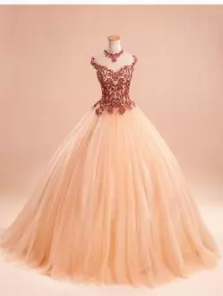 Dramatic Sleeveless High-neck Beading and Appliques Zipper 15 Quinceanera Dress