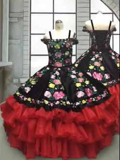 Mexico Off The Shoulder Embroidery and Ruffled Mini Quinceanera Dress