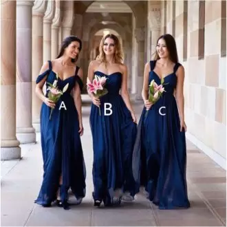 Stylish Navy Blue Straps Ruching Wedding Guest Dresses Sleeveless