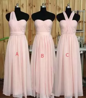Flare Pink Halter Top Ruching Court Dresses for Sweet 16 Sleeveless